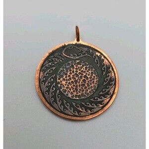 Ouroboros Pendant Copper Serpent Snake Pendant Viking Norse Mythology